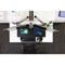 3M Precision Standing Desk, 22.2 in D X 20 in H, 35.4 in W X Black MMMSD60B - alternate 5